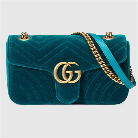 gucci green velvet clutch|gucci gg marmont purses.